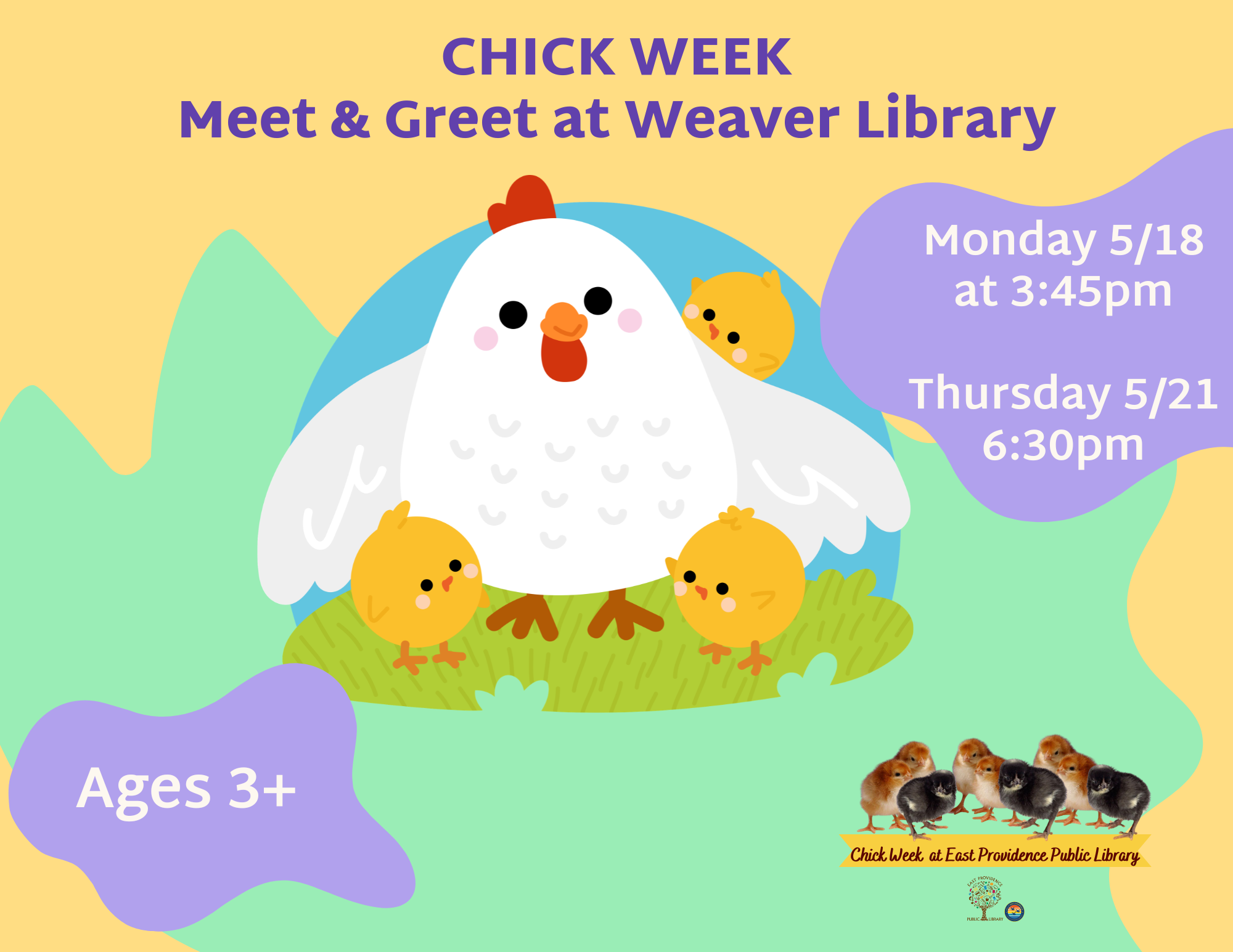 Chick week event flyer