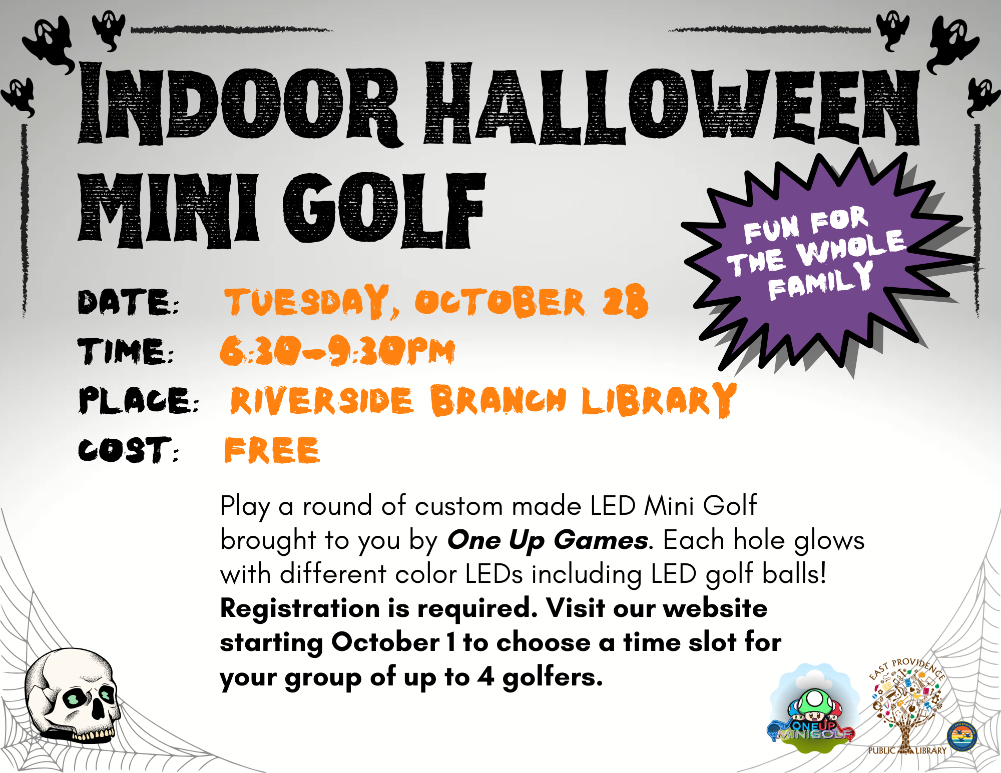 Mini golf flyer