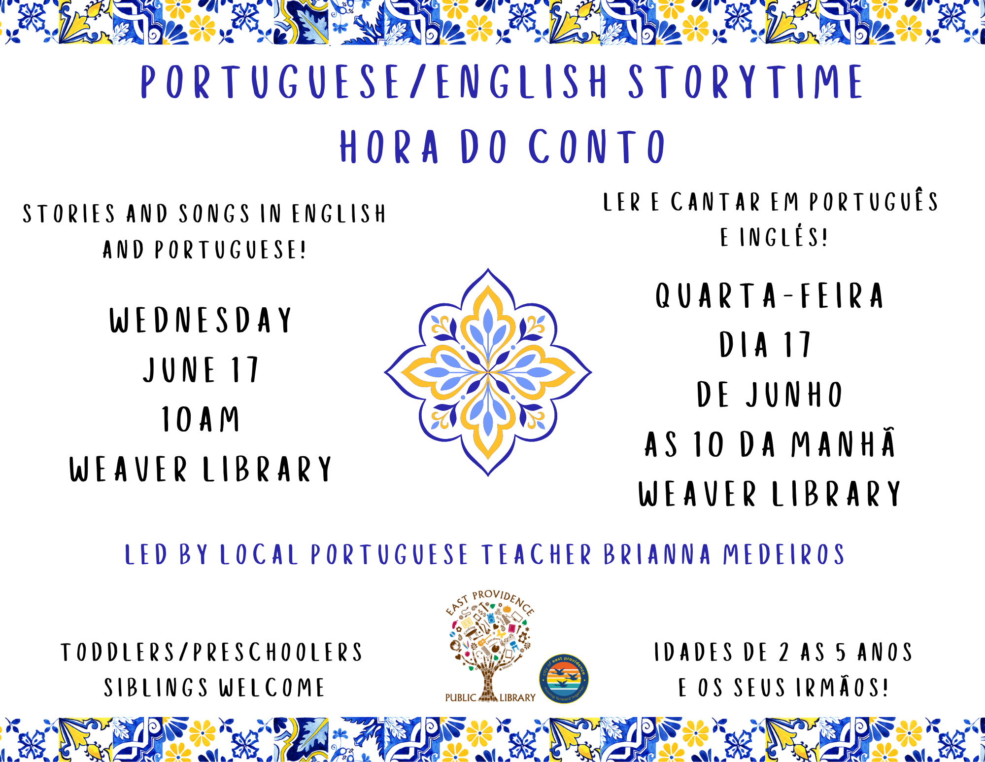 Portuguese Storytime Flyer
