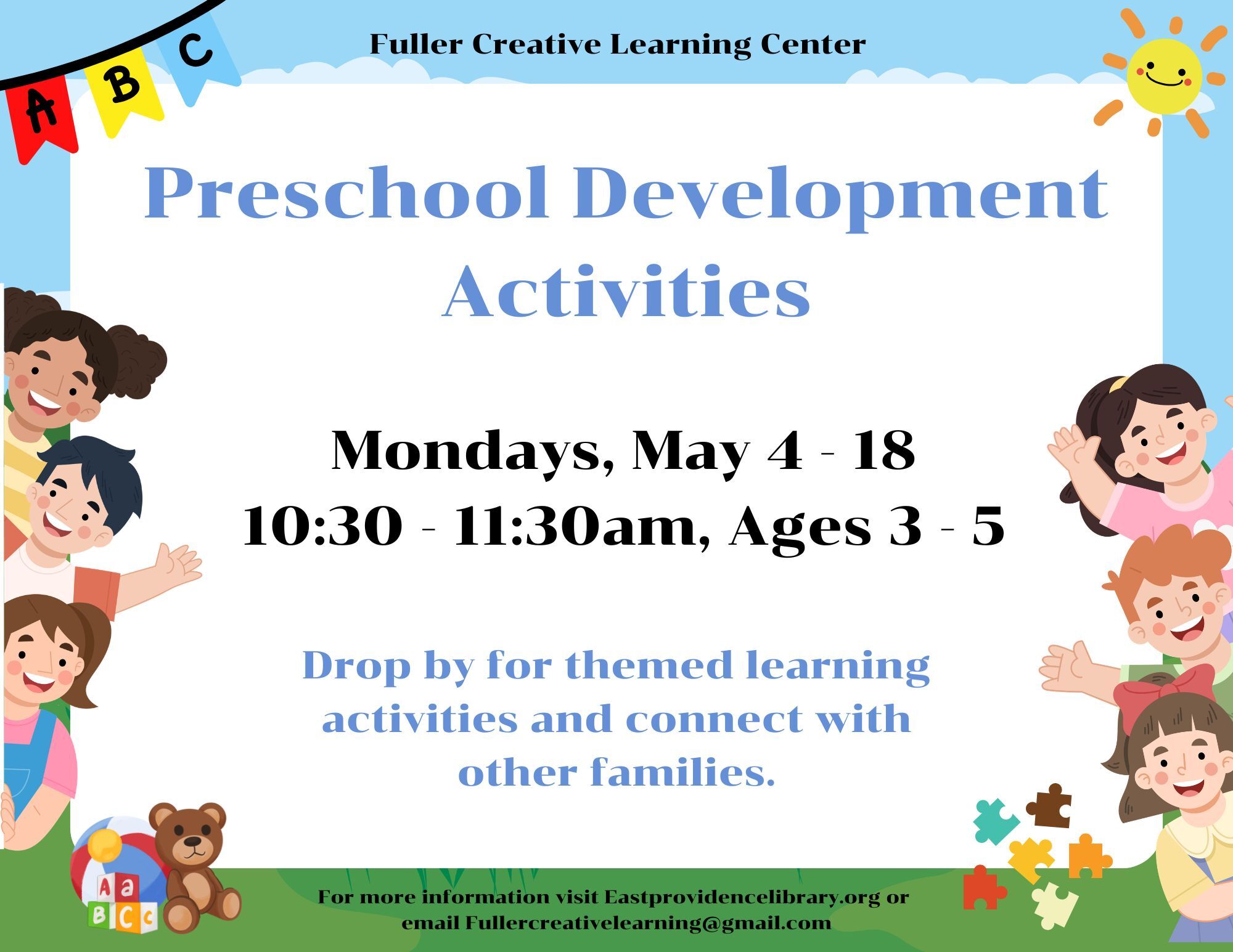 Preschool flyer image