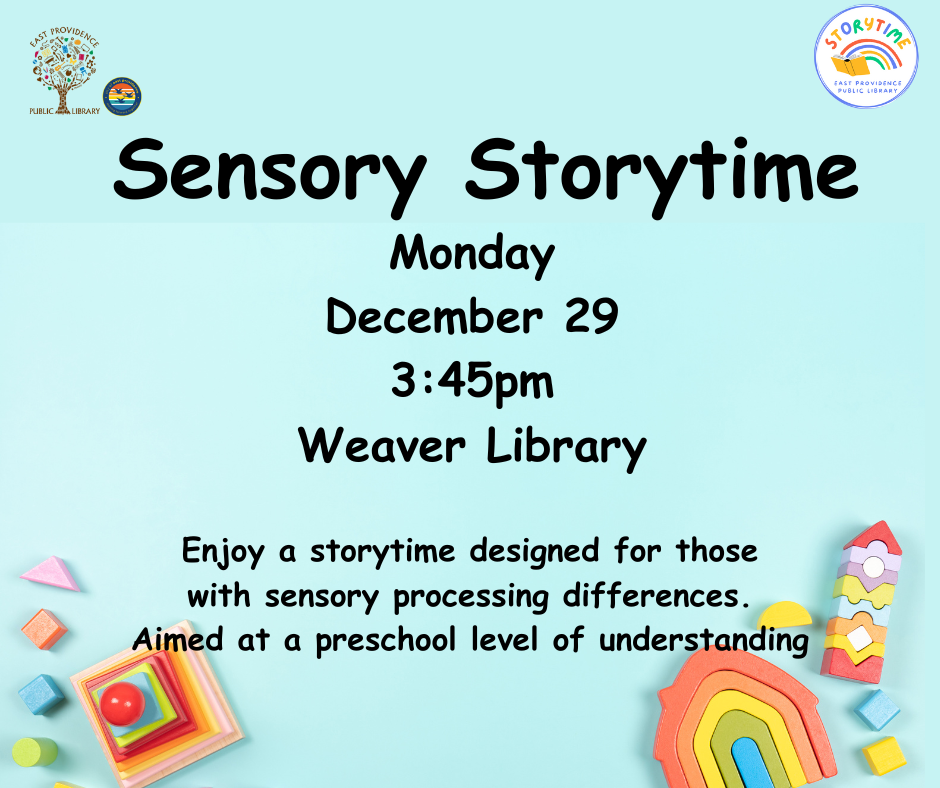 Sensory storytime flyer