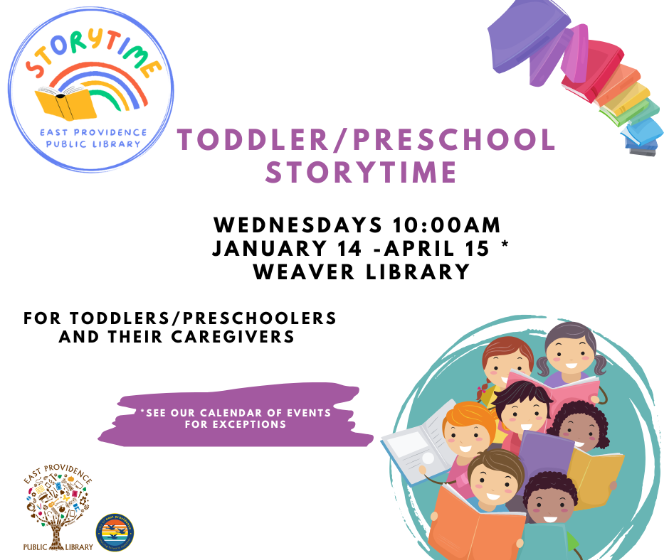 Toddler storytime flyer