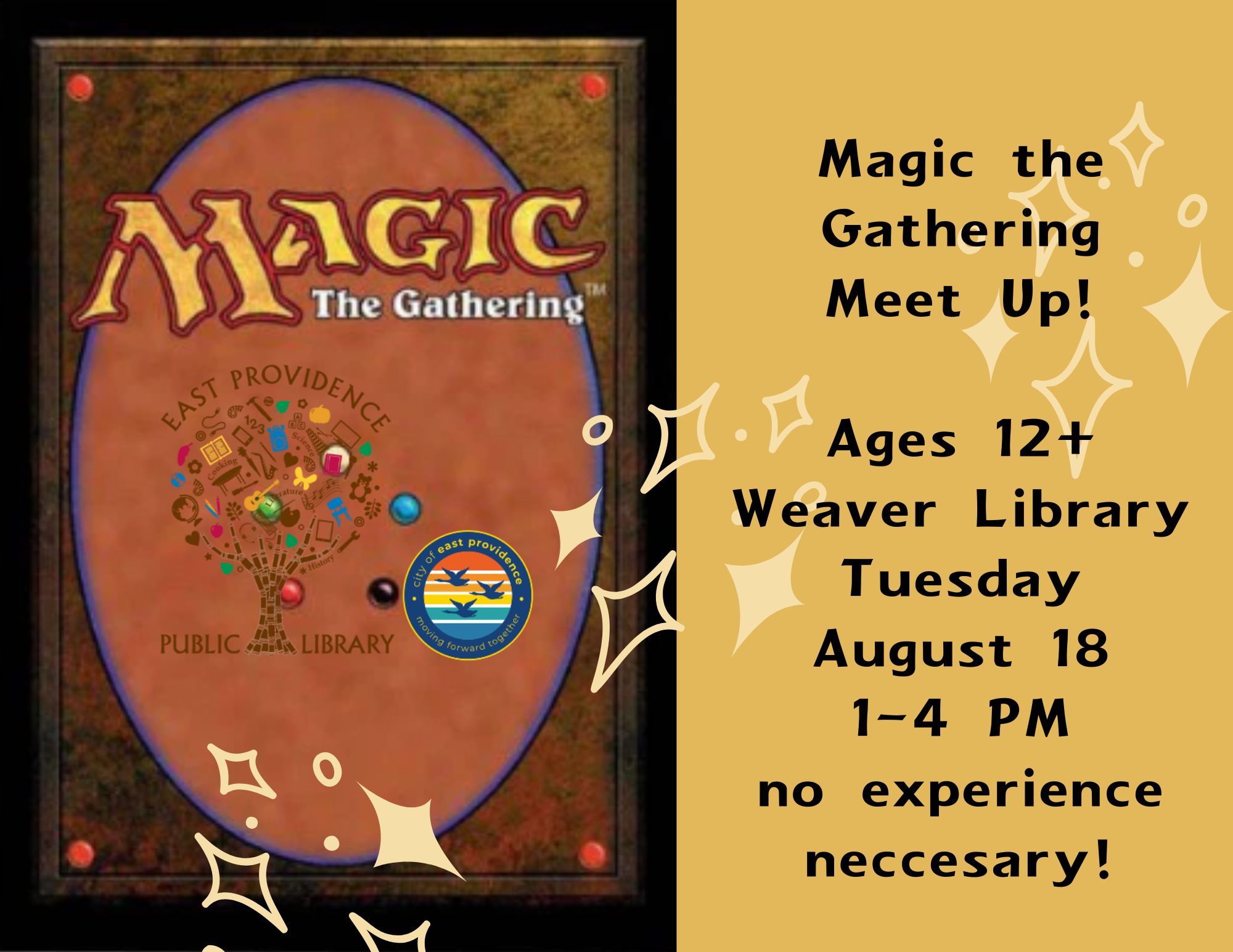 Magic the gathering flyer