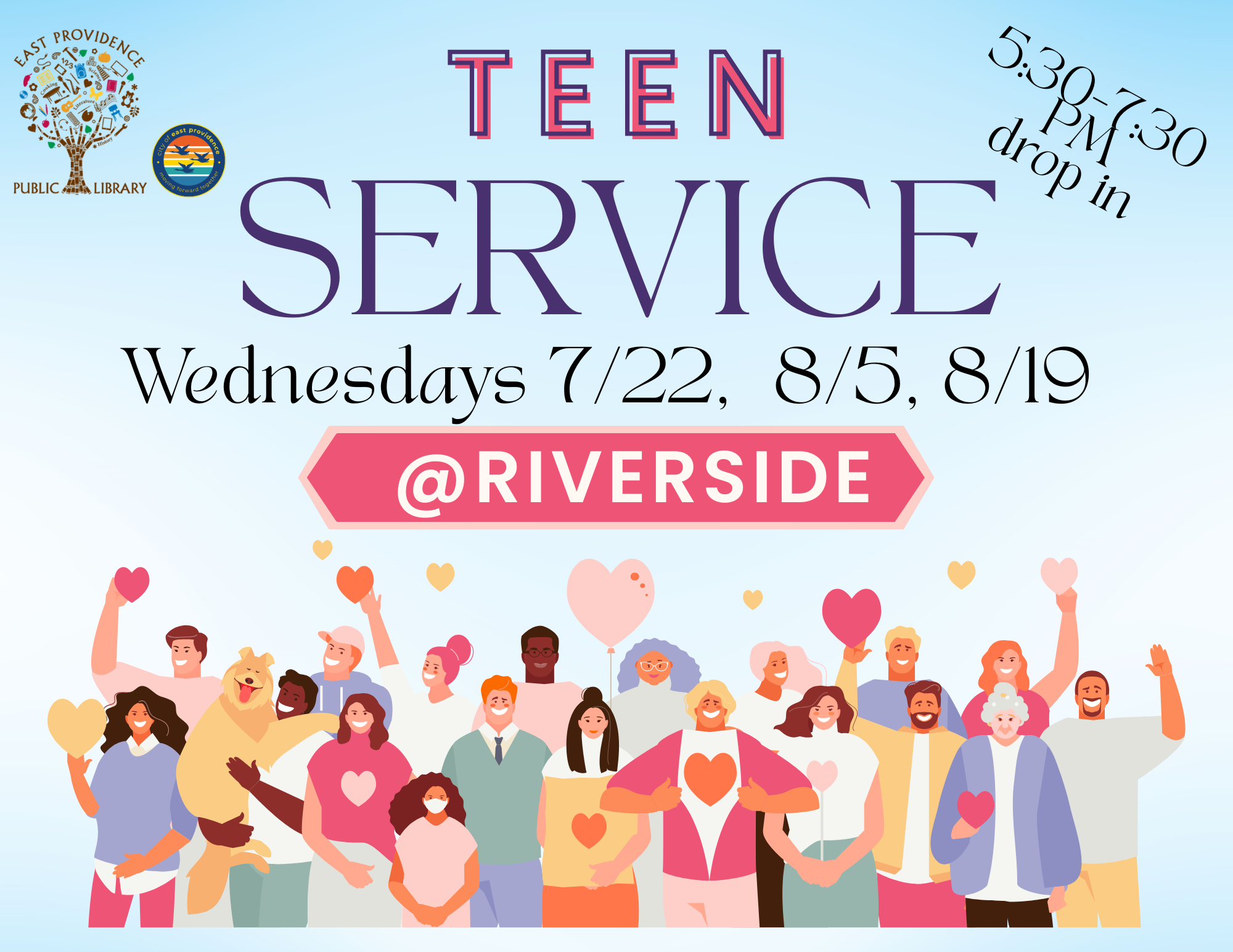 Teen service flyer