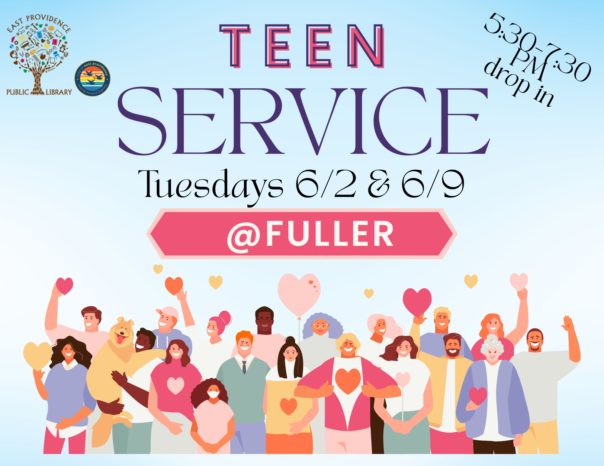 Teen service flyer