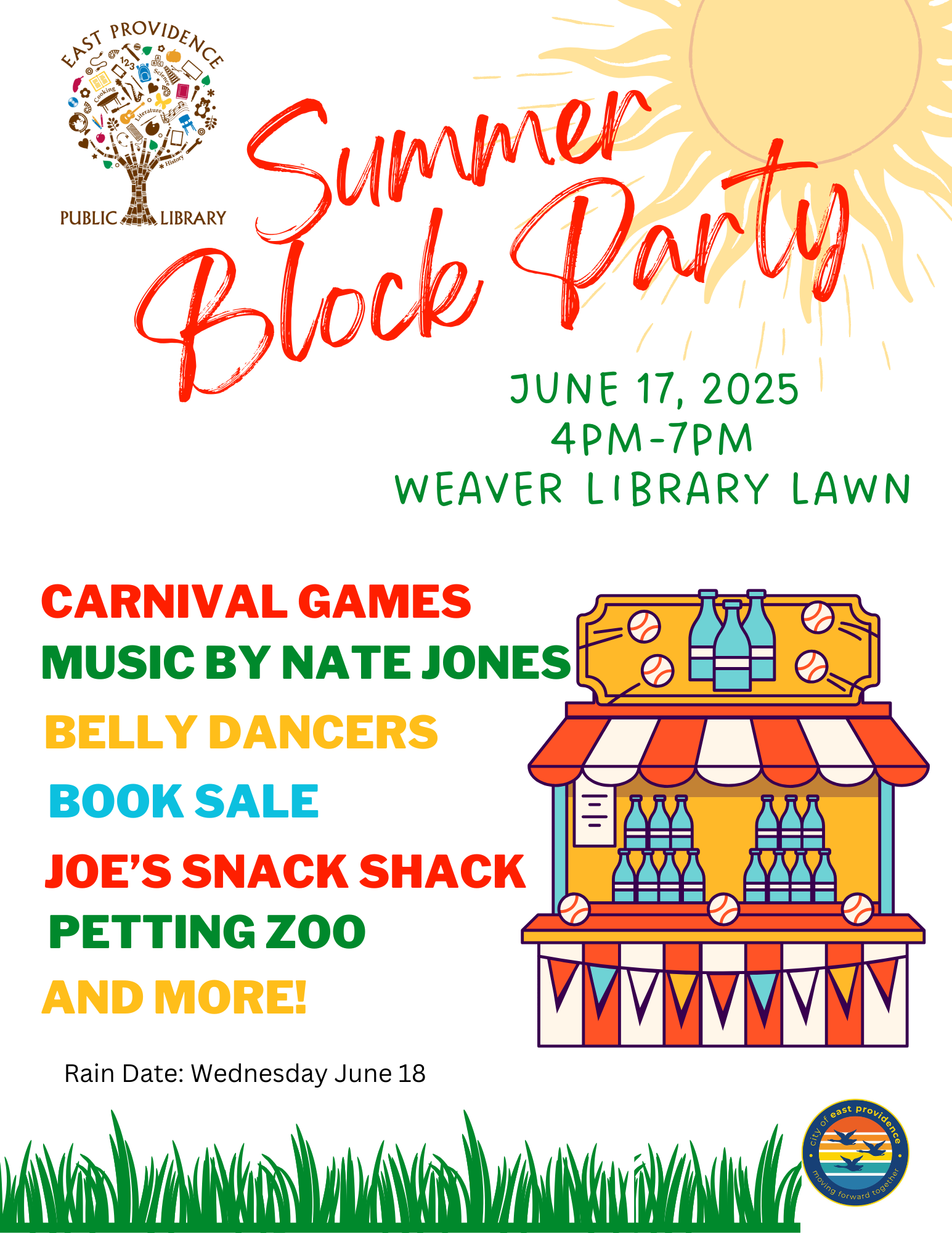 Summer Block Party poster