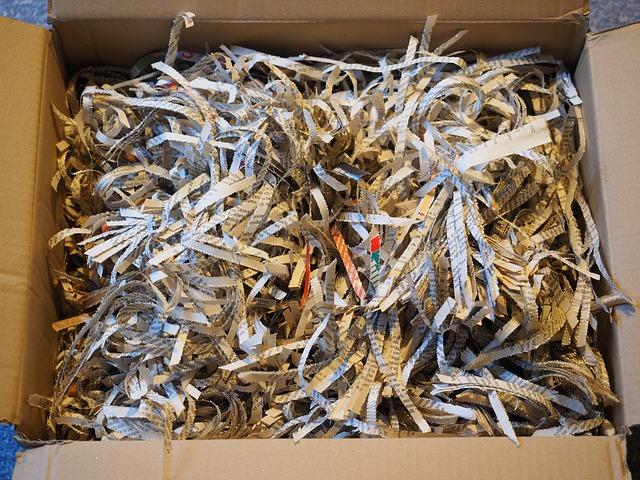 Image of shredded paper