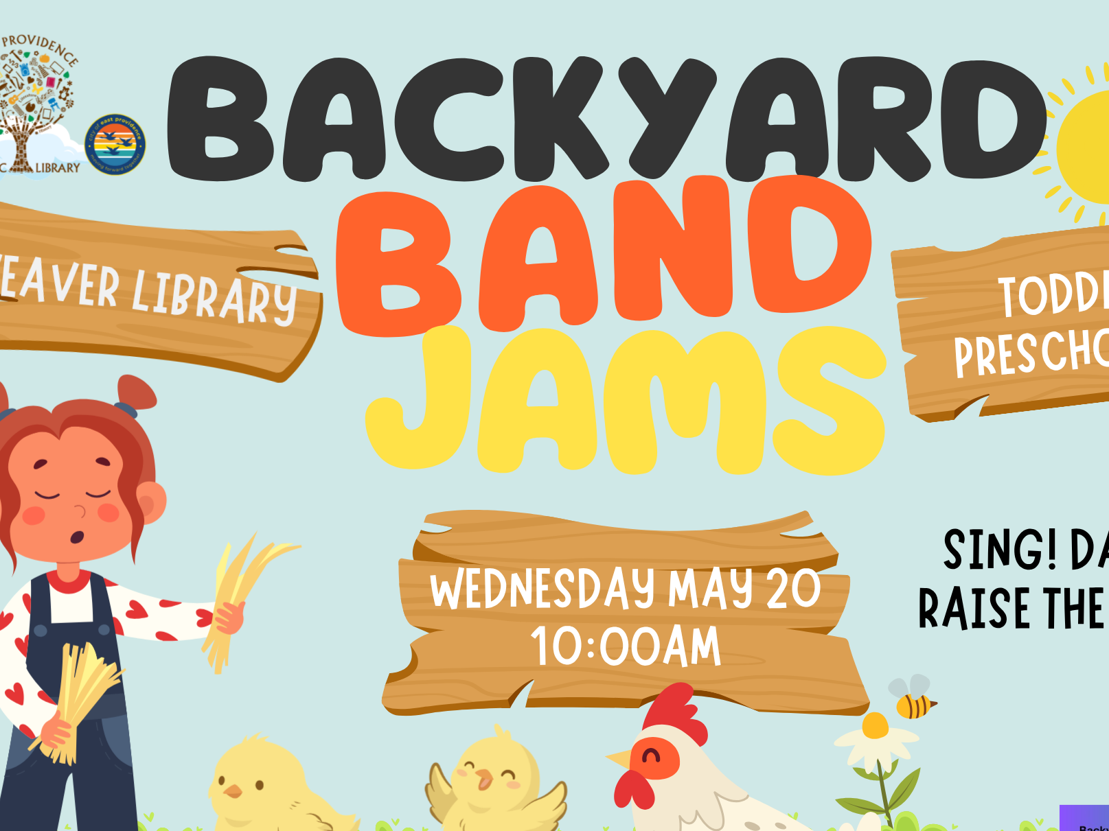 Backyard Band Jams flyer