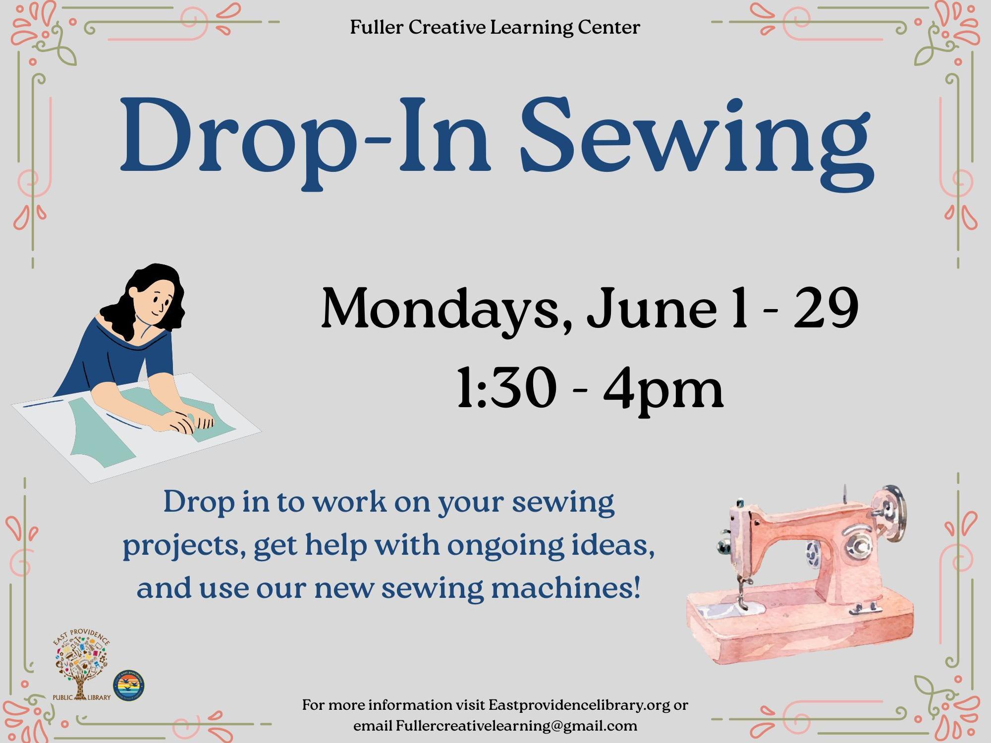 Drop in sewing flyer
