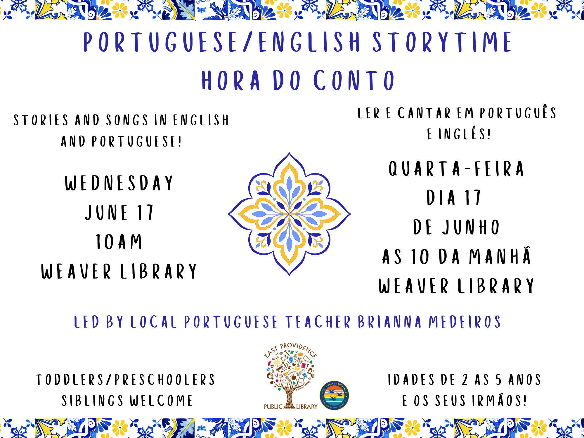 Portuguese Storytime Flyer
