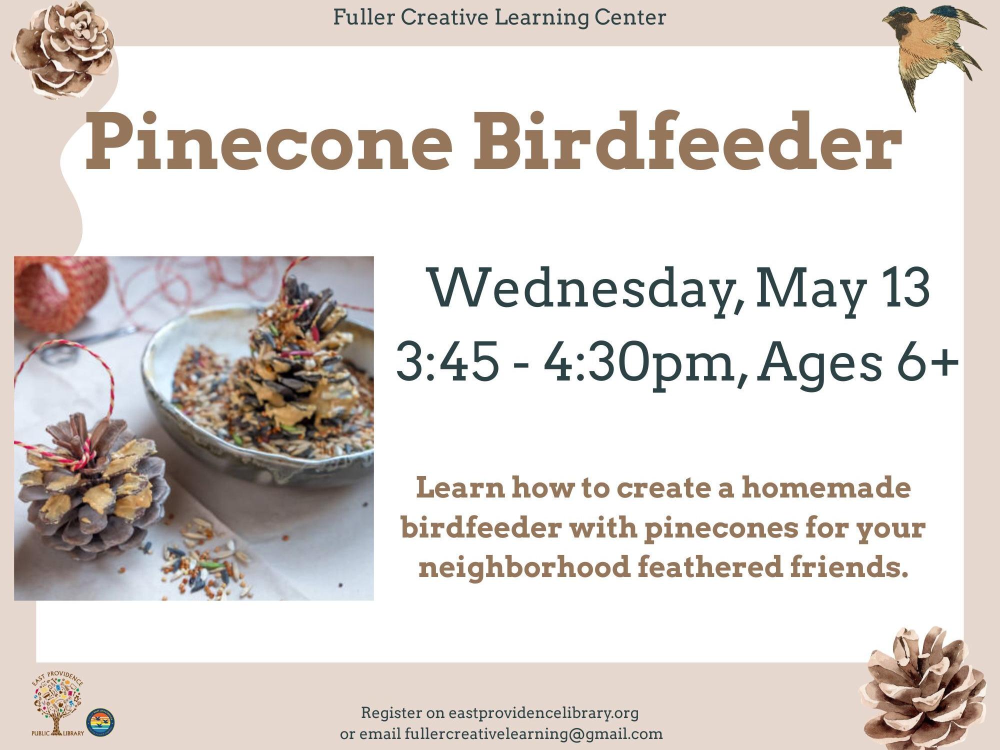 bird feeder event flyer