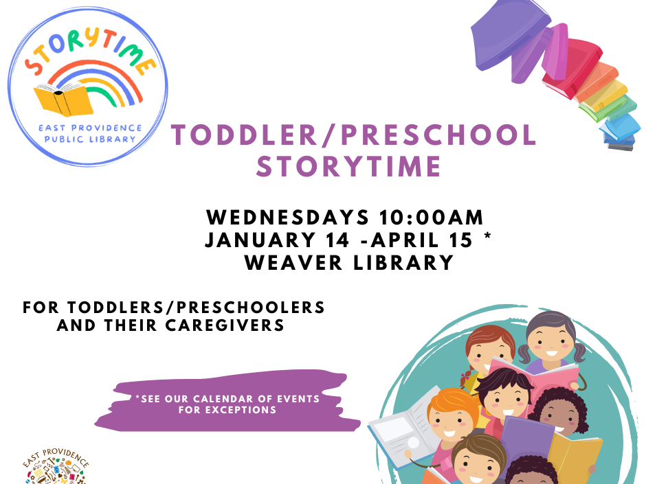 Toddler storytime flyer