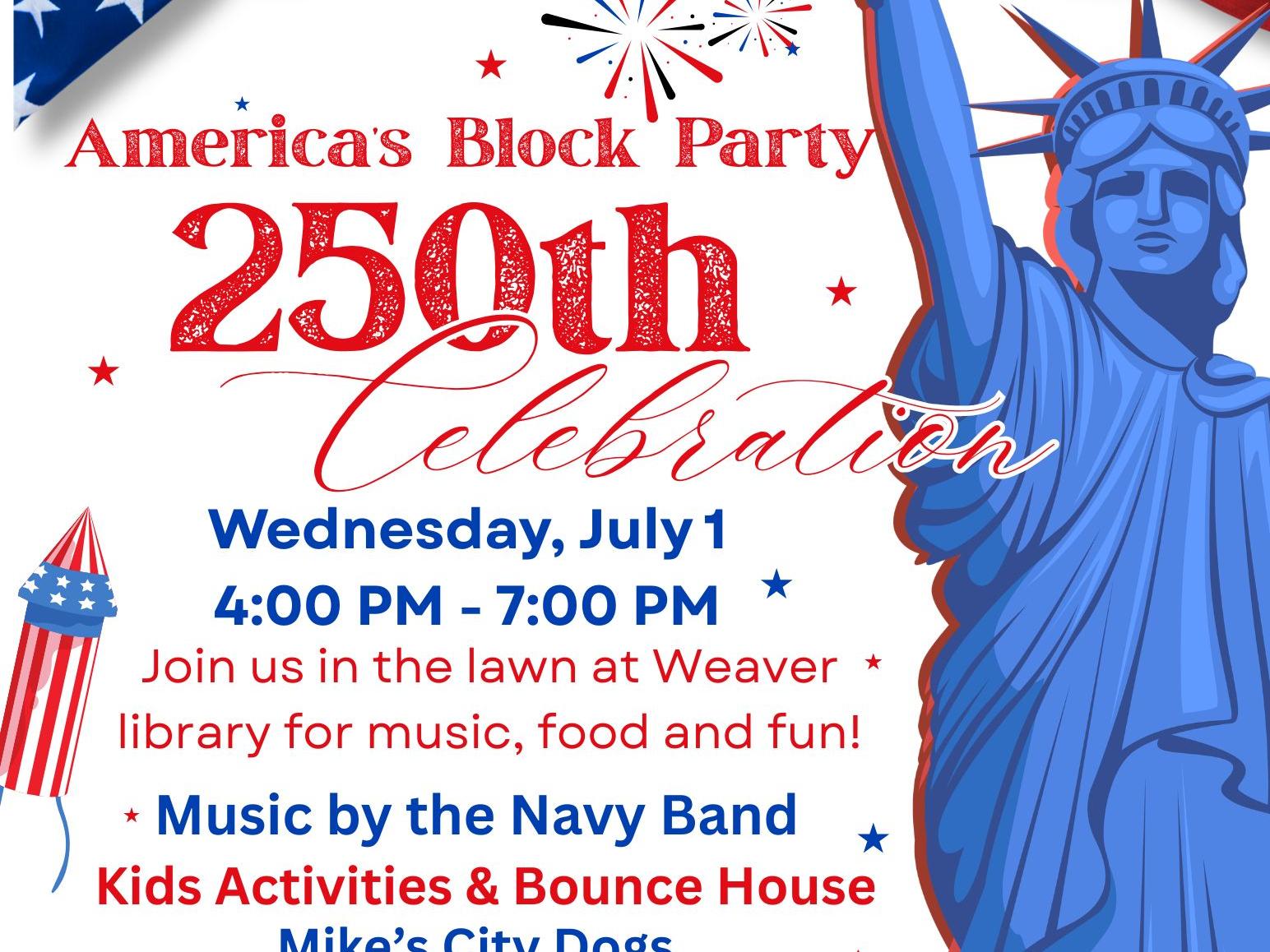 Block party flyer