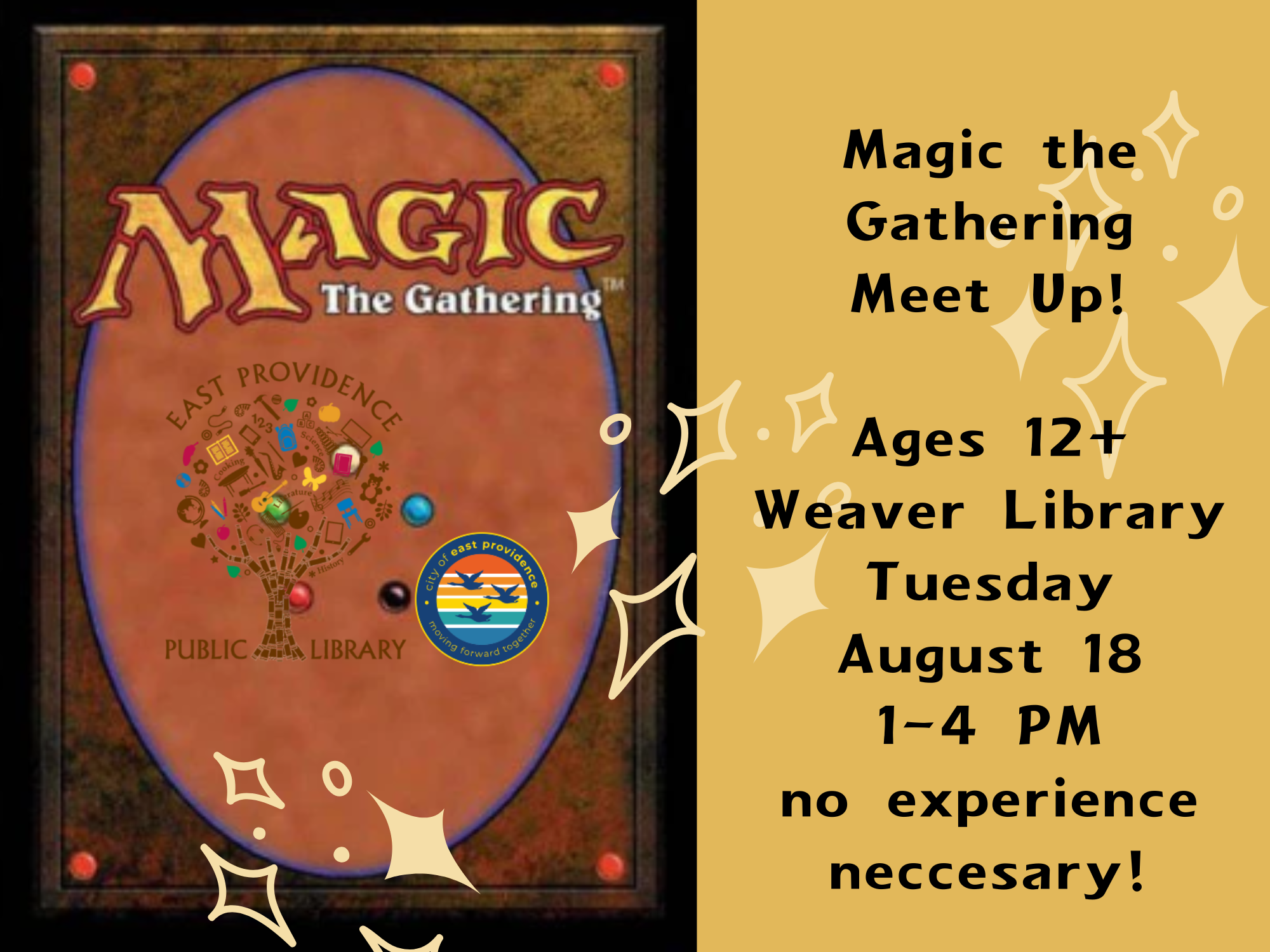 Magic the gathering flyer