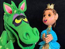 Image of a dragon puppet