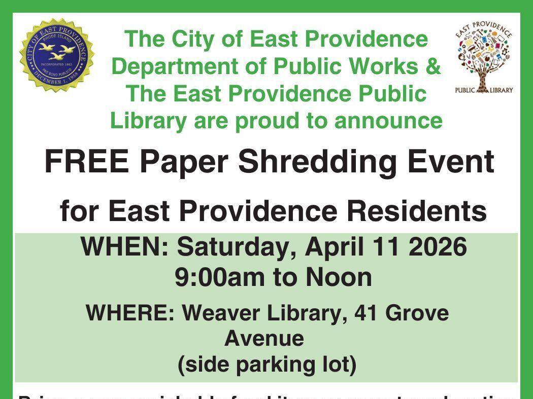 Paper shredding flyer