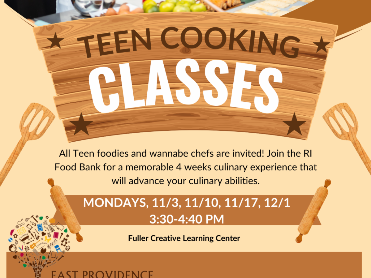teen cooking flyer