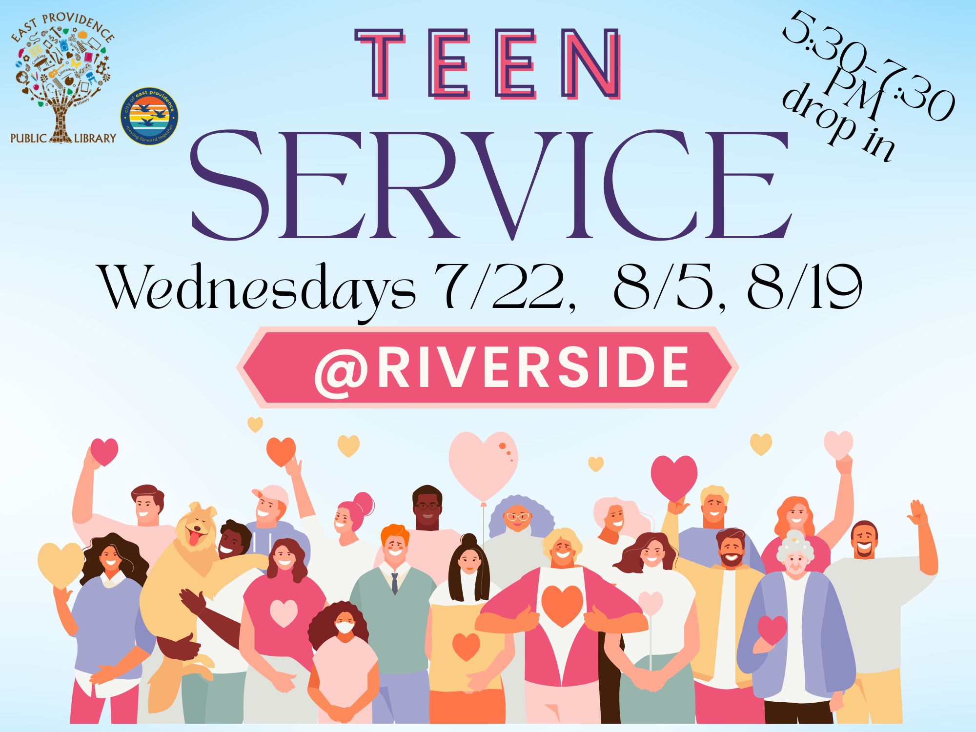 Teen service flyer