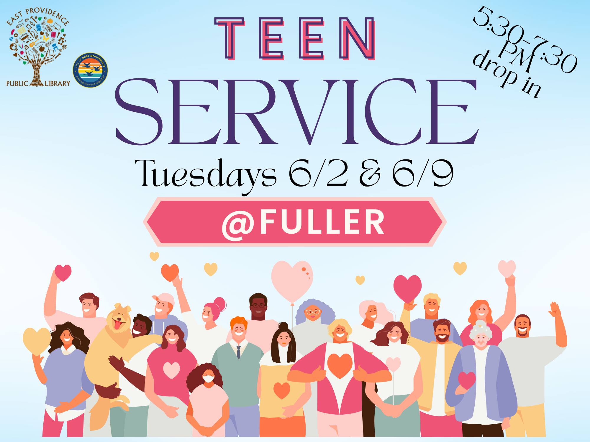 Teen service flyer