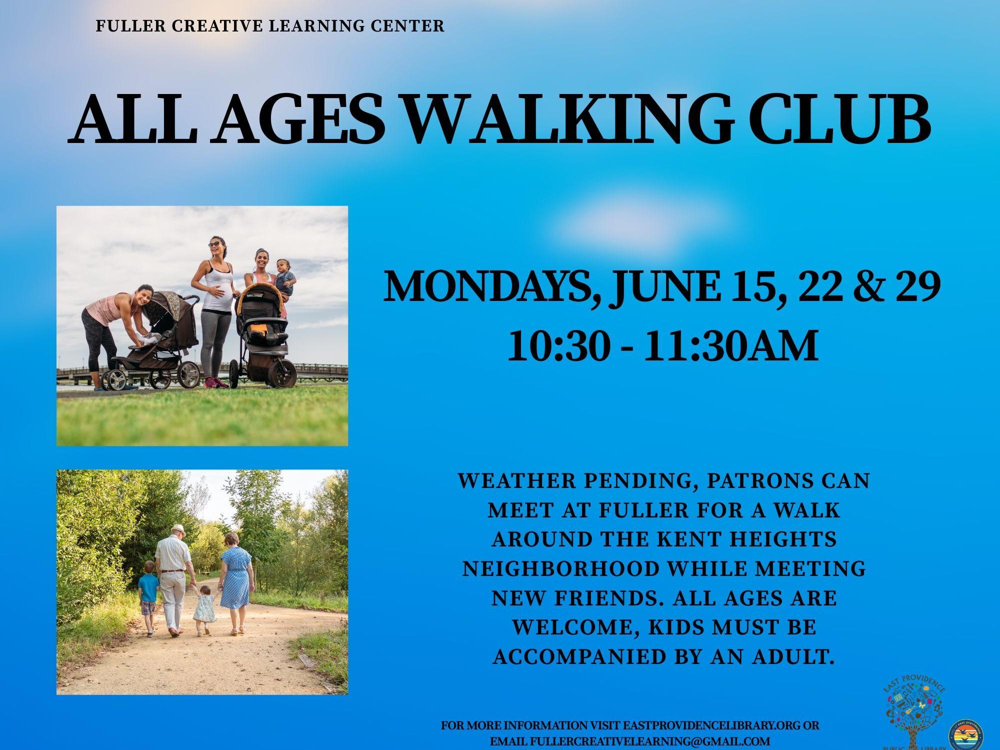 Walking club flyer